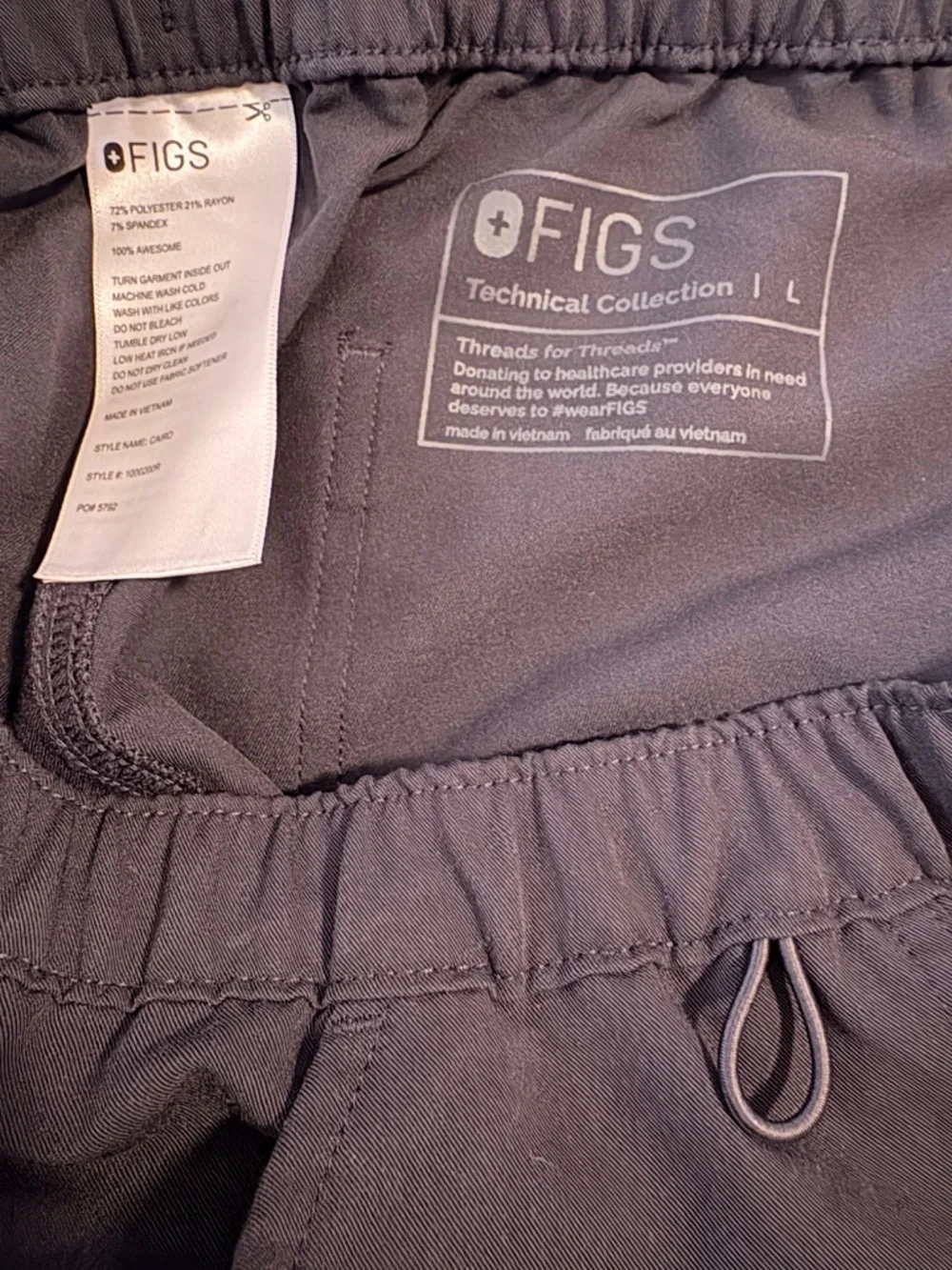 Figs Cairo Straight-Leg Scrub Trouser L - B66